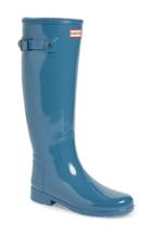 Women's Hunter 'original Refined' High Gloss Rain Boot M - Blue