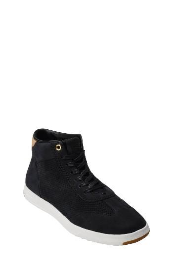 Women's Cole Haan Grandpro High Top Sneaker B - Black