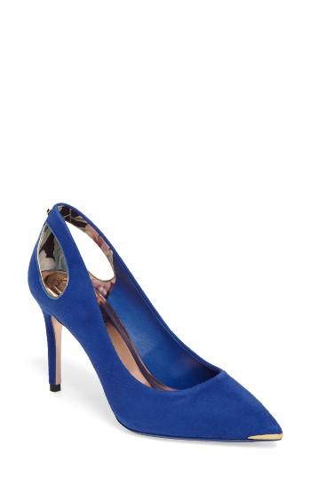 Women's Ted Baker London Jesamin Cutout Pump M - Blue