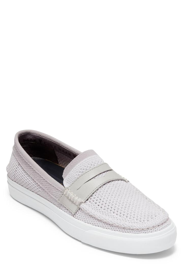 Men's Cole Haan Pinch Stitch Lx Stitchlite(tm) Penny Loafer .5 M - Grey