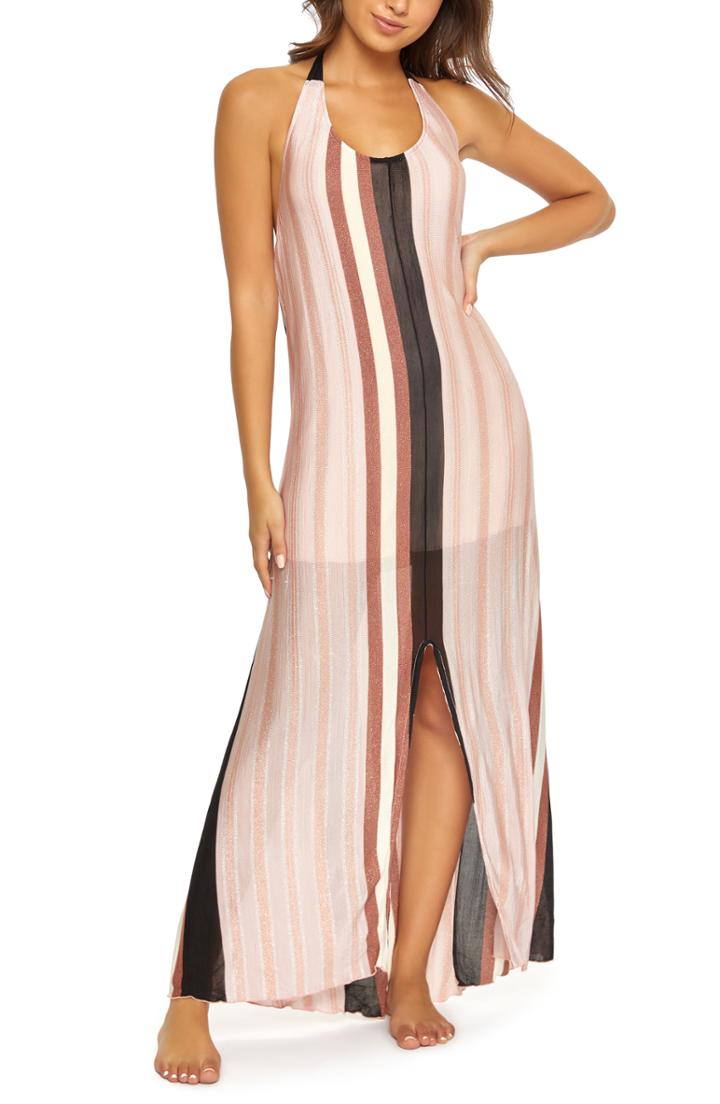Women's Pilyq Faith Cover-up Halter Maxi Dress - Pink