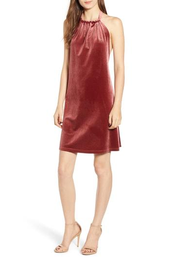 Women's Bishop + Young Talia Glittering Halter Dress - Red