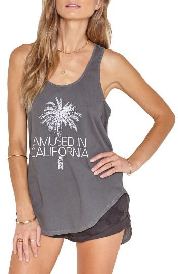 Women's Amuse Society Graphic Tank - Grey