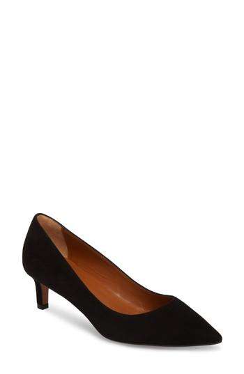 Women's Aquatalia Marion Kitten Heel Pump .5 M - Black