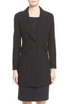 Women's St. John Collection Nouveau Boucle Knit Topper - Black