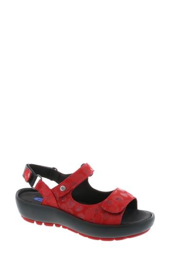 Women's Wolky Rio Sandal .5-8us / 39eu - Red
