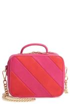 Jules Kae Sienna Faux Leather Crossbody Bag - Red