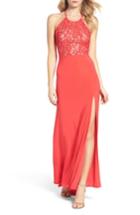 Women's Morgan & Co. Lace Gown /6 - Red