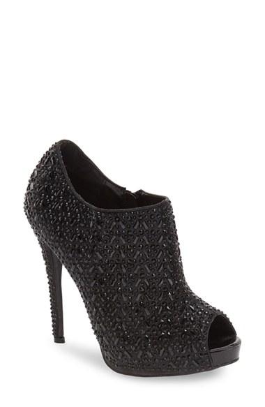 Women's Lauren Lorraine 'etra' Peep Toe Bootie