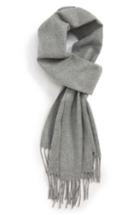Men's The Rail Solid Fringed Scarf, Size - Grey
