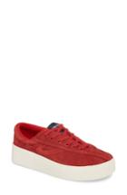 Women's Tretorn Bold Perforated Platform Sneaker M - Red