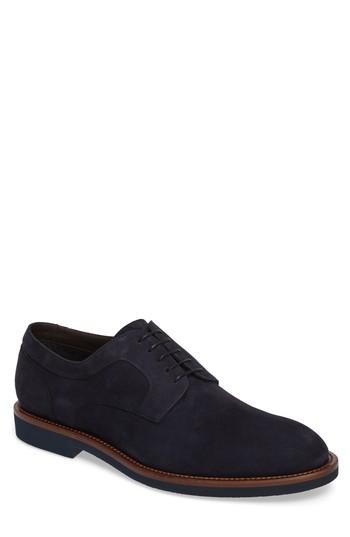 Men's Boss Eden Plain Toe Derby .5 M - Blue