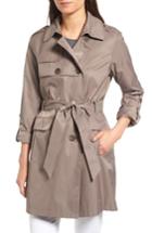 Women's Vince Camuto Double Gunflap Trench Coat - Grey