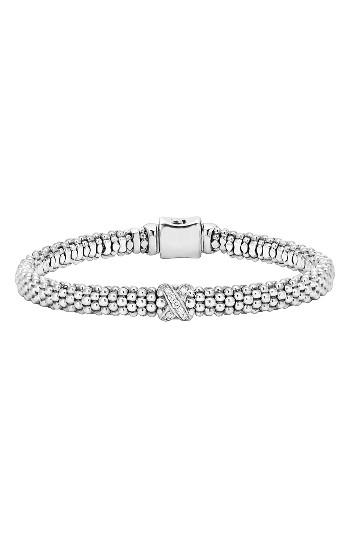 Women's Lagos Caviar 'signature Caviar' Diamond Rope Bracelet