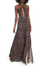 Women's Afrm Harlean Halter Maxi Dress - Black
