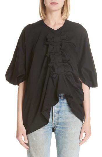 Women's Junya Watanabe Bow Tee - Black