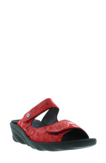 Women's Wolky Bolena Slide Sandal .5-9us / 40eu - Red