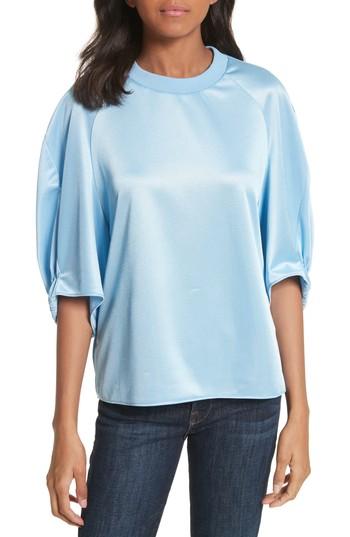 Women's Tibi Dolman Sleeve Top, Size - Blue