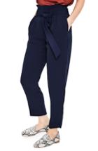 Women's Boden Melina Paperbag Pants (similar To 16w-18w) - Blue