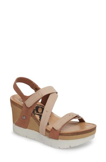 Women's Otbt Wavey Wedge Sandal M - Brown