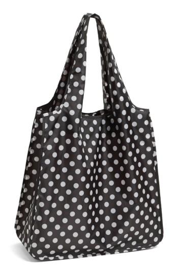 Kate Spade New York 'polka Dot' Reusable Shopping Tote - Black