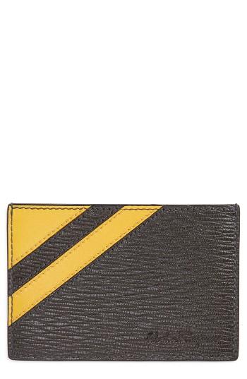 Men's Salvatore Ferragamo Revival Leather Card Case -