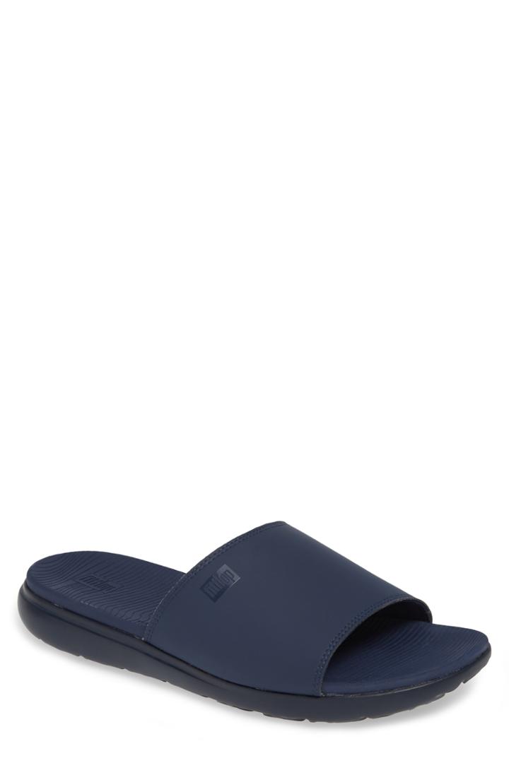 Men's Fitflop Lido Ii Slide M - Blue