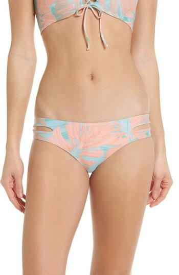 Women's L Space Estella Classic Bikini Bottoms - Coral