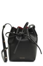 Mansur Gavriel Mini Mini Leather Bucket Bag - Black