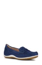 Women's Geox Vega Moc Loafer Us / 35eu - Blue