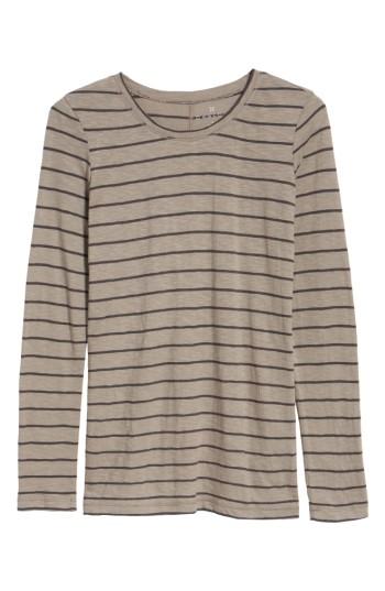 Women's Caslon Long Sleeve Crewneck Tee - Grey