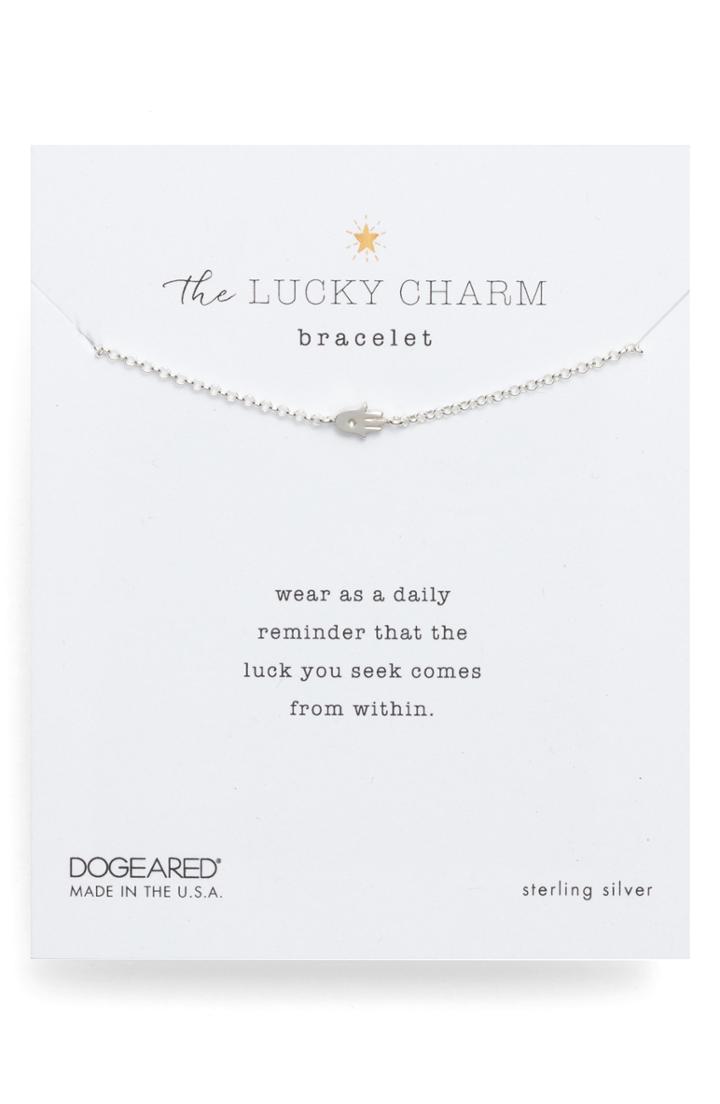 Women's Dogeared The Lucky Charm Hamsa Bracelet
