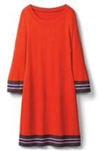 Women's Boden Border Stripe Shift Dress - Red
