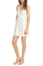 Women's Soprano Lace Skater Dress - Ivory