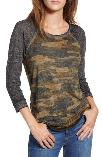 Women's Lucky Brand Camo Tee - Green