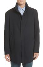 Men's Emporio Armani Navy Topcoat Us / 50 Eur - Blue