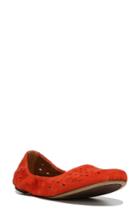 Women's Sarto By Franco Sarto Brewer Perforated Ballet Flat M - Orange
