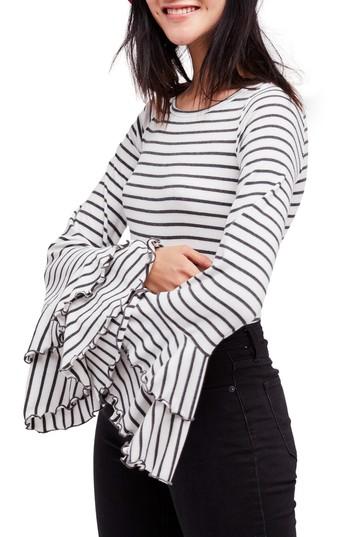 Women's Free People Good Find Ruffle Cuff Tee
