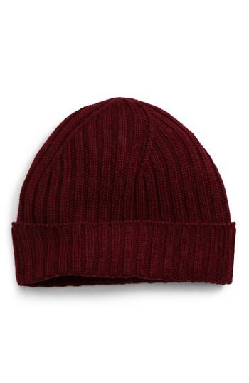 Men's 1901 Rainier Cuff Beanie - Burgundy