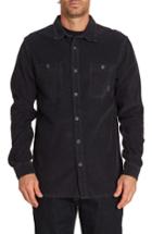 Men's Billabong Wave Washed Corduroy Shirt - Black