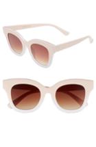 Women's Glance Eyewear 50mm Ombre Square Sunglasses - Pink