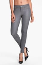 Women's J Brand '8001' Lambskin Leather Pants - Grey