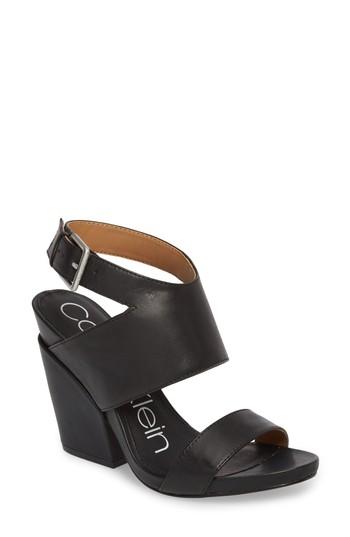 Women's Calvin Klein Emmett Sandal M - Black