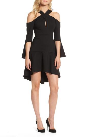 Women's Elliatt Alliance Cold Shoulder Dress - Black