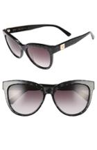 Women's Mcm 56mm Retro Sunglasses - Black Visetos