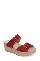 Women's Dansko Selma Platform Sandal .5-8us / 38eu M - Red