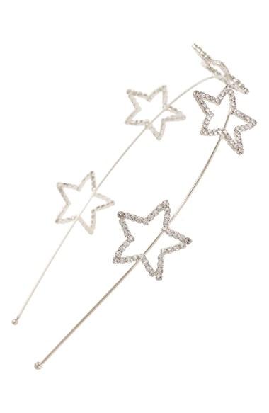Cara Crystal Star Headband, Size - Metallic