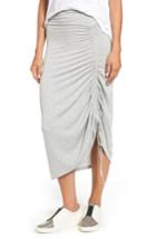 Women's Pleione Knit Midi Skirt - Grey