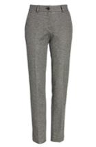 Women's Brax Herringbone Jersey Pants - Grey