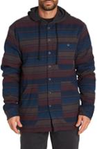 Men's Billabong Baja Hooded Cotton Jacket - Blue